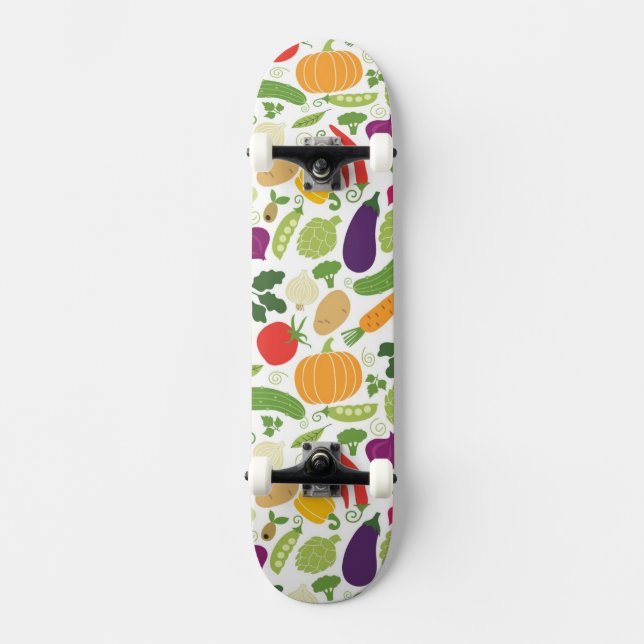 Skate Comida em um fundo branco (Frente)
