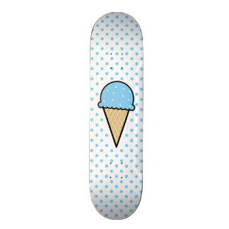 Skate Cone de Sorvete Azul Bebê