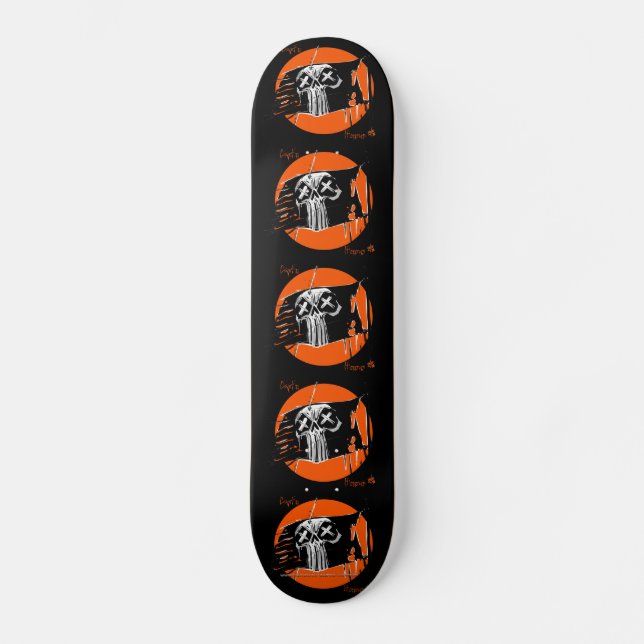 Skate Conjunto Blackest Flag (Frente)