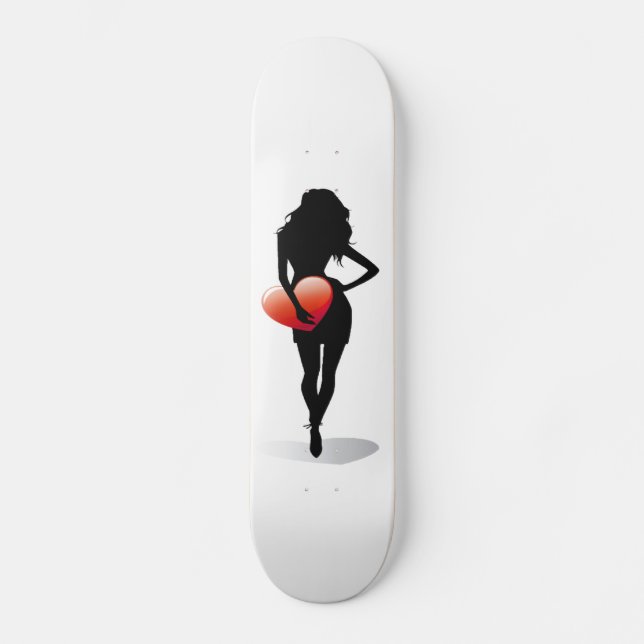Skate Conselho de véu, jovem de coração (Frente)