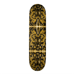 Skate conselho feito sob encomenda do elemento Dourado