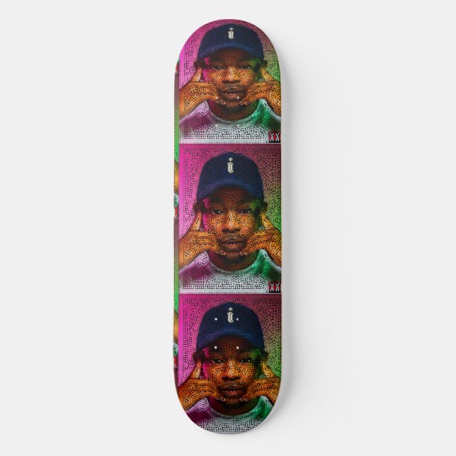 Skate Conselho Personalizado Pro Park do Kendrick (Frente)