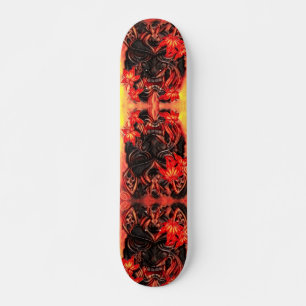 Skate Conselho Pró Personalizado de Elemento Flame Urban