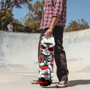 Skate Coolness Urbano Redefinido - Esqueleto Robô de Man