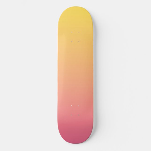 Skate Cor Amarelo Rosa (Frente)