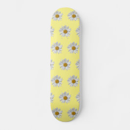 Skate Cor-de-margarida branca - Amarelo-branco