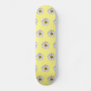 Skate Cor-de-margarida branca - Amarelo-branco