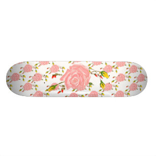 Skate cor-de-rosa da flor