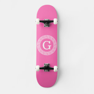 Skate Cor-de-rosa-quente 2 Whats - Quadro-chave grego - 