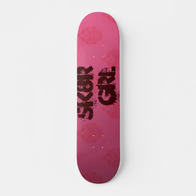 Skate Cor-de-rosa-rtln, grl de sk8r (Frente)