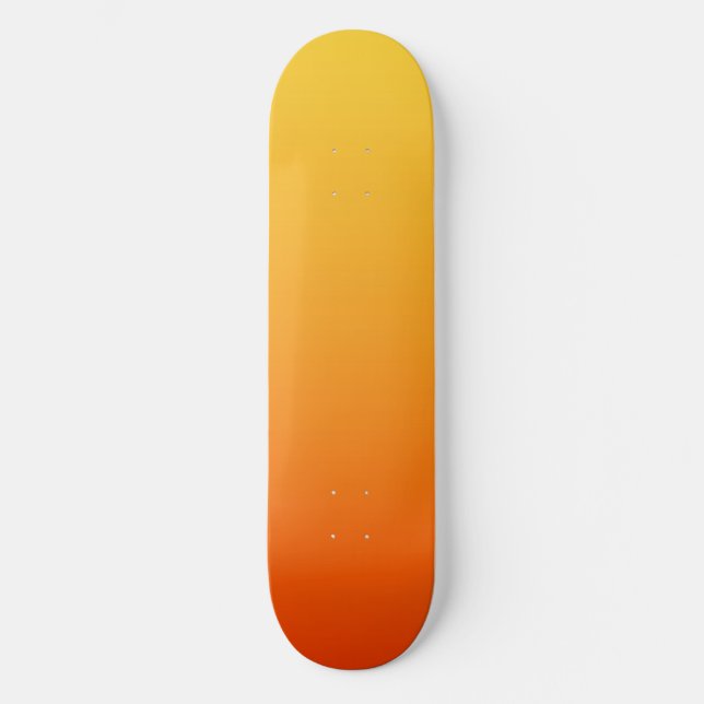 Skate Cor Laranja Amarelo (Frente)