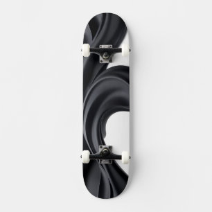 Skate Cor preto pastel