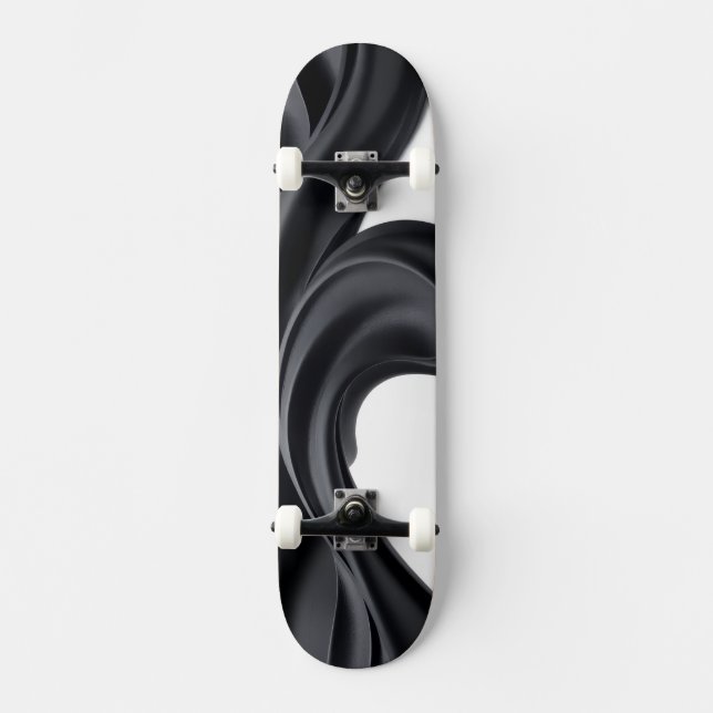 Skate Cor preto pastel (Frente)