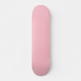 Skate Cor Rosa Claro Sólida Cor Feminina Pastel