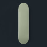 Skate Cor Sálida Verde Sage<br><div class="desc">Cor Sage Verde Sólido. Estética minimalista.</div>