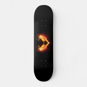 Skate Coração de Fogo Angelical com Asas