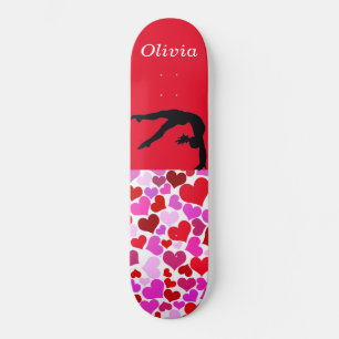 Skate Corações de São Valentim das Meninas de Ginástica