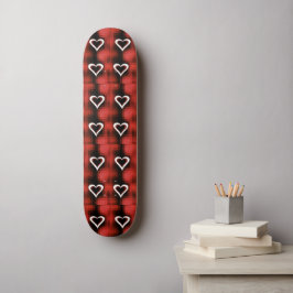 Skate Corações no Quadro de Verificação