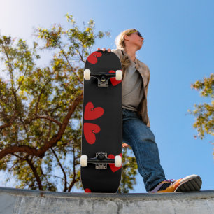Skate Corações Vermelhos Mazipoodles