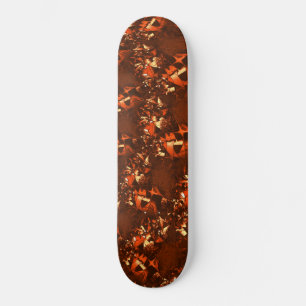Skate Coral brilhante e acastanhado