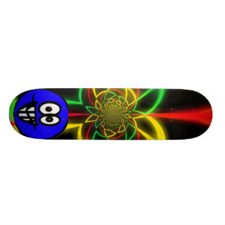 Skate Cores das aves raras de Rasta