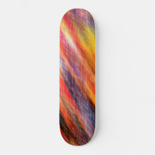 Skate Cores de Abstrato sunset