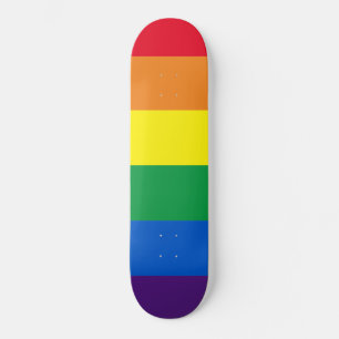 Skate Cores de listras de arco-íris Lgbt Lgbtq bandeira