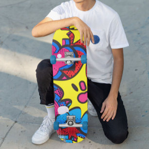 Skate Cores de Quadrinhos 