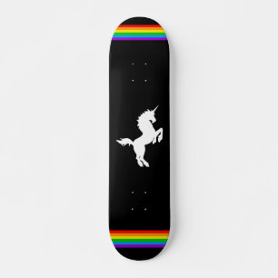 Skate COREY TIGER 80s RETRO VINTAGE UNICORN RAINBOW BLAK