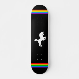 Skate COREY TIGER 80s RETRO VINTAGE UNICORN RAINBOW BLAK
