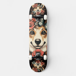 Skate Corgi Dog