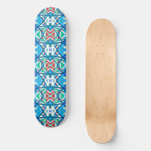 Skate Cornflower Balanced Harmony Colors Abstrato Linhas
