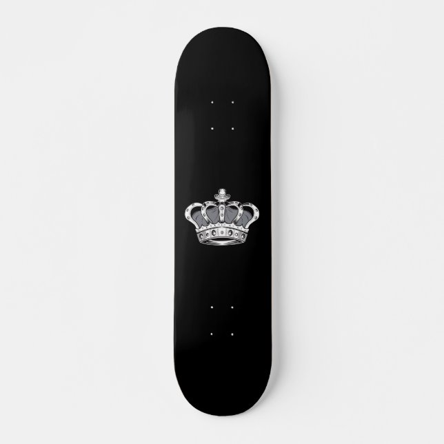 Skate Coroa - Cinzas (Frente)
