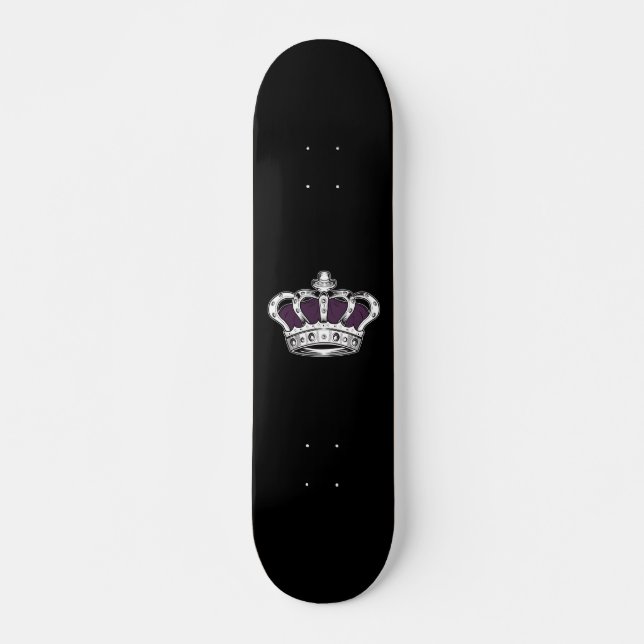Skate Coroa - Roxo (Frente)