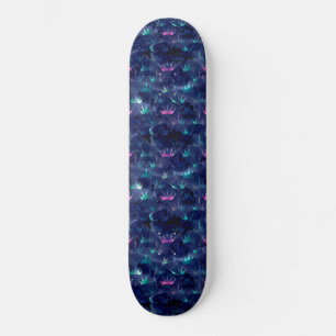 Skate Coroas de sereia rosa e azul aleatórias