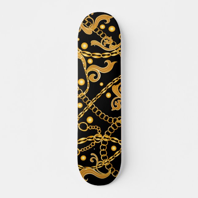 Skate Correntes Douradas (Frente)