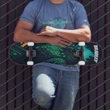 "Coruja Mística" - Deck Personalizado do Skateboar