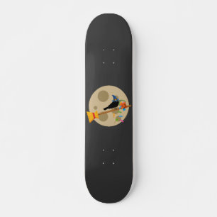 Skate Corvo de Bruxa Bonita em Canais de Espalhamento de