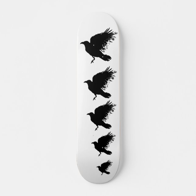 Skate Corvo - preto (Frente)