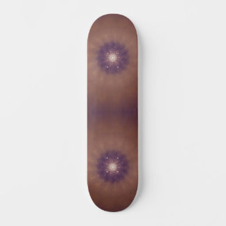 Skate Cosmic Mandala Burst - Abstract Purple Galaxy Art