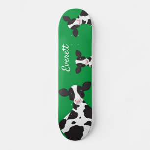 Skate Cow Green Animal Name