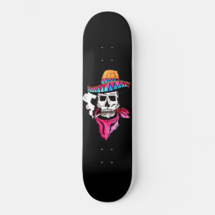 Skate Cowboy Do Esqueleto Fumante