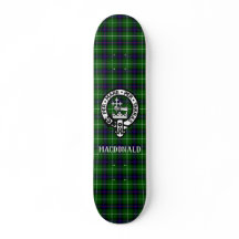 Crachá escocês MacDonald Tartan & Crest