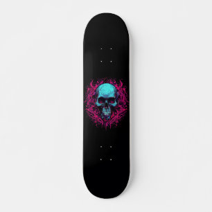 Skate Crânio Calavera Preto