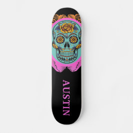 Skate Crânio de Açúcar Personalizado