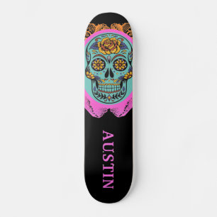 Skate Crânio de Açúcar Personalizado