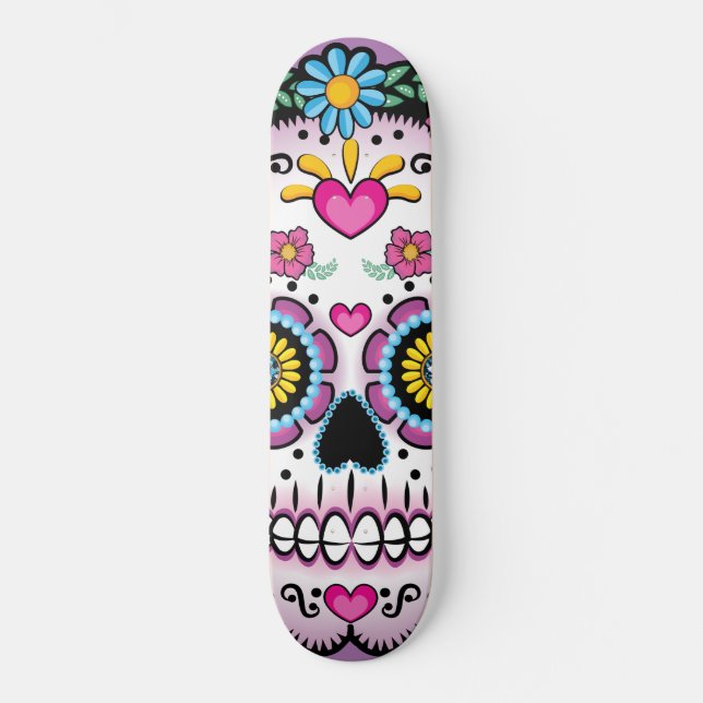 Skate Crânio de Diâmetro de los Muertos Açúcar (Frente)