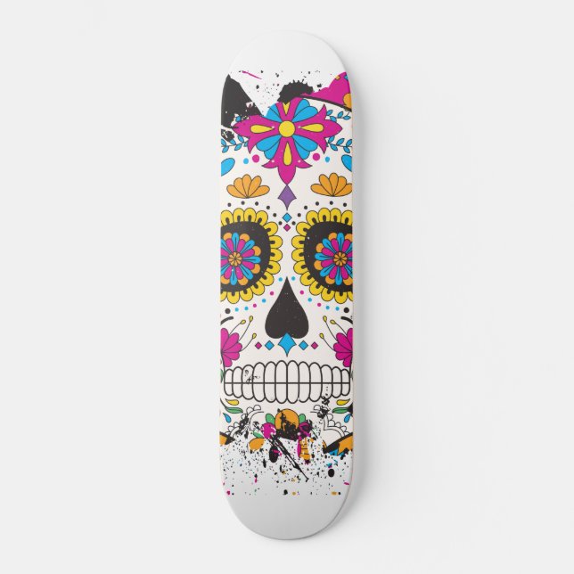 Skate Crânio de los muertos (Frente)