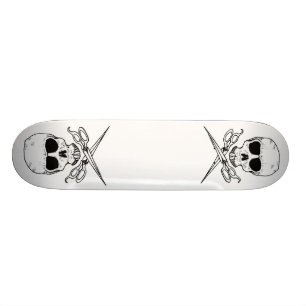 Skate crânio-e-cruz-tesouras,