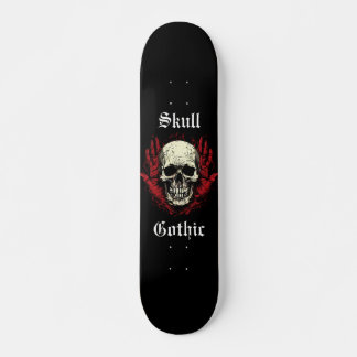 Skate Crânio Gótico